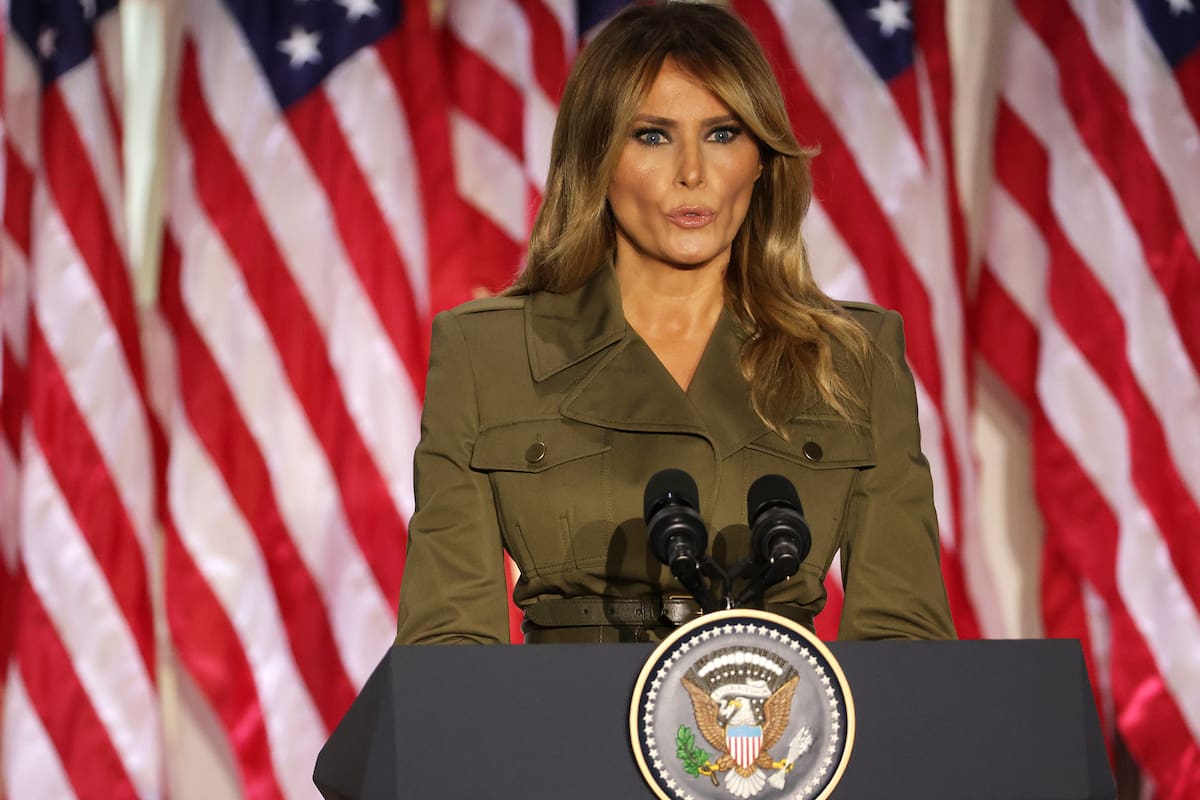 La primera dama de Estados Unidos Melania Trump quebró una larga tradición