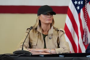La primera dama Melania Trump (AP Foto/Jacquelyn Martin)