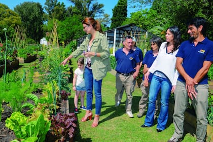 La primera dama recorrió con los especialistas la huerta que armaron miembros del INTA y del programa ProHuerta en la residencia presidencial de Olivos. Su compañera incondicional, Antonia, también estuvo presente. I