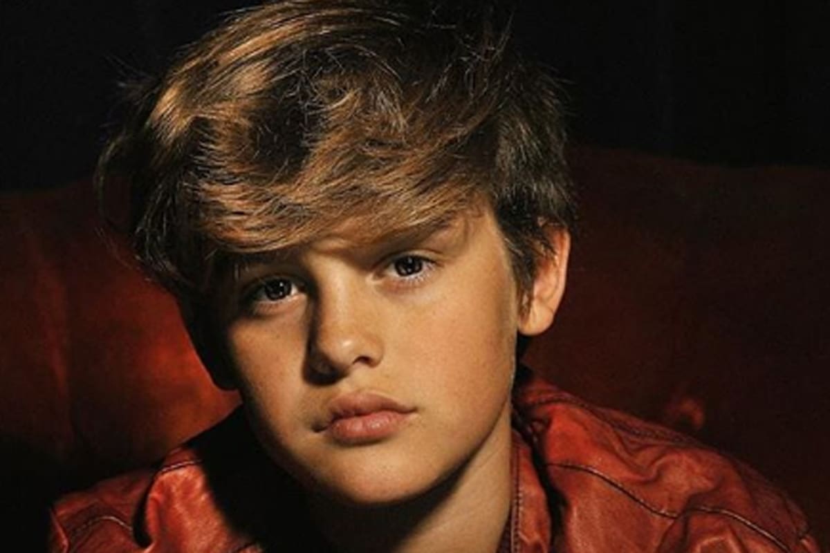 La primera foto de Bautista Vicuña en una sesión de fotos profesional