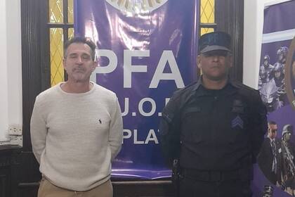 La primera foto de la detención de Lotocki, en La Plata