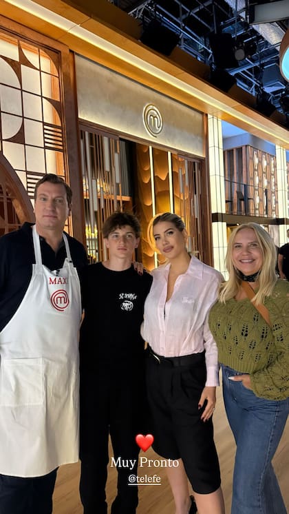 La primera foto de Maxi López como jugador de MasterChef Celebrity