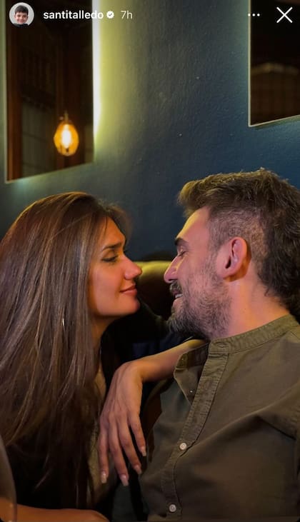 La primera foto de Momi Giardina y su novio Sebastián