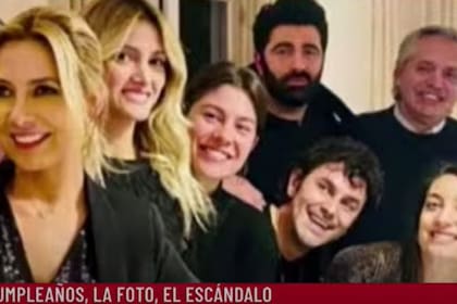 La primera foto que trascendió del festejo en Olivos y que confirma la presencia de Alberto Fernández
