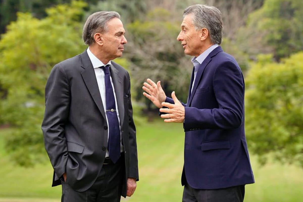 La primera fotografía de la fórmula retrató el encuentro de ayer en la quinta de Olivos