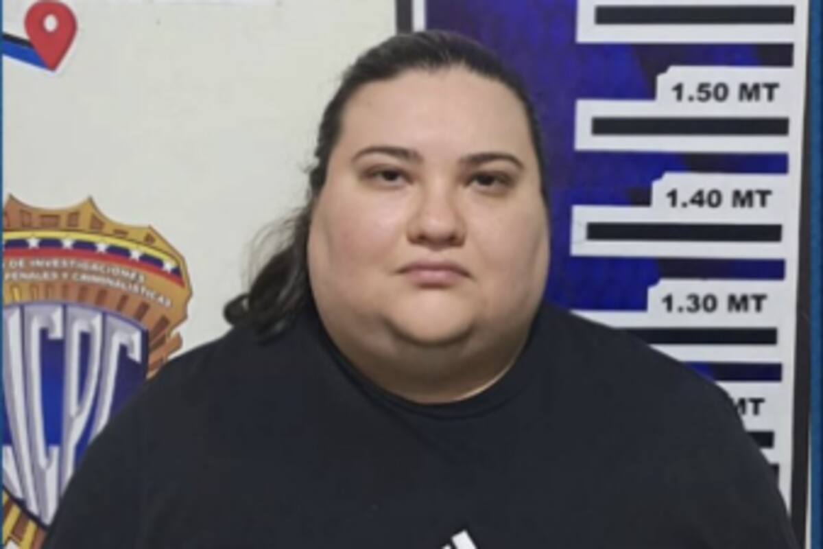 La primera imagen de la prófuga capturada en Venezuela