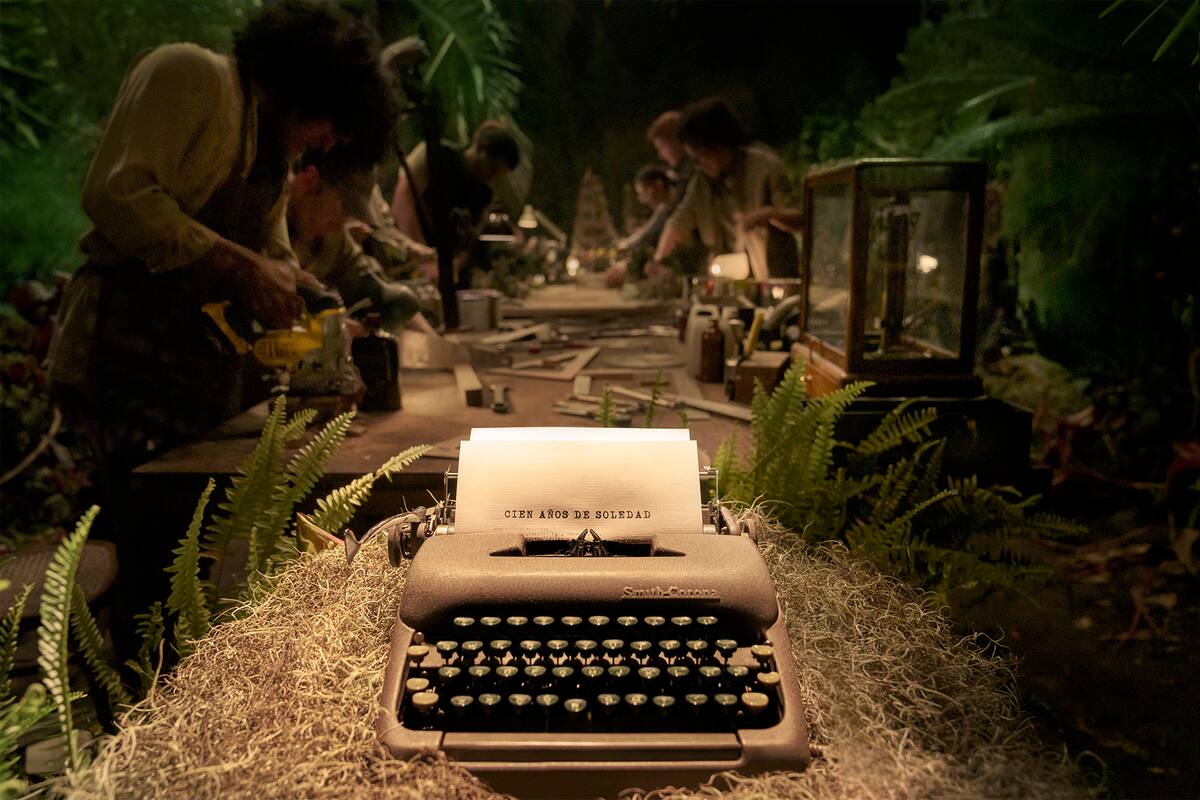 La primera imagen del avance de Cien años de soledad, con su autor como gran protagonista