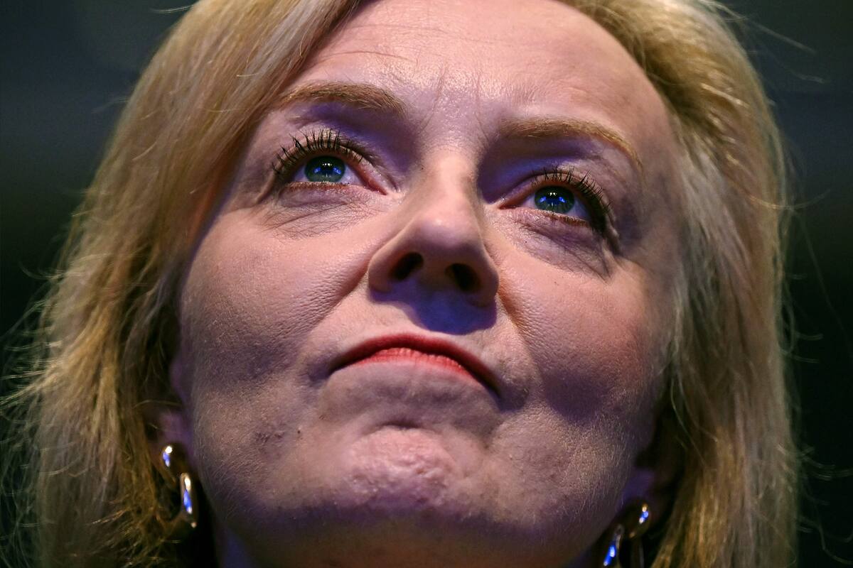 La primera ministra británica Liz Truss