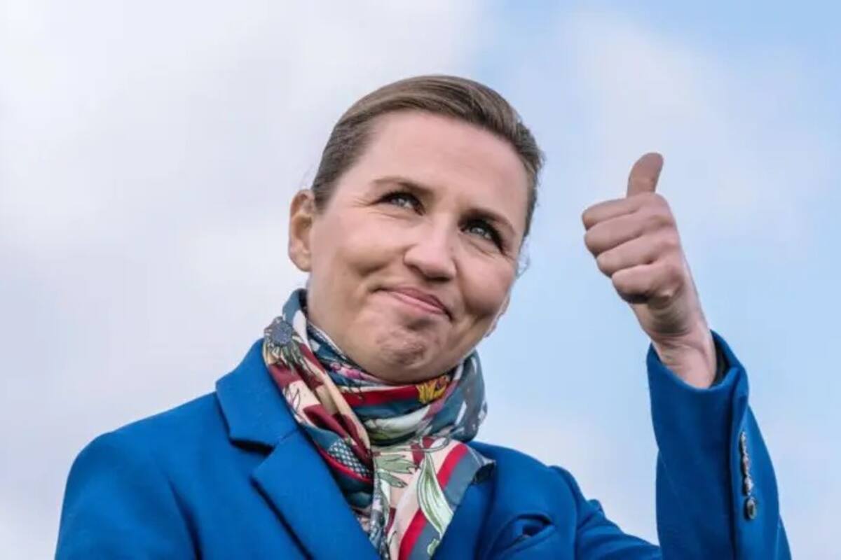 La primera ministra danesa, Mette Frederiksen.