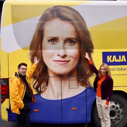 La primera ministra de Estonia Kaja Kallas