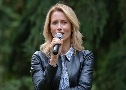 La primera ministra de Estonia Kaja Kallas