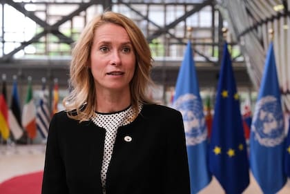 La primera ministra de Estonia Kaja Kallas