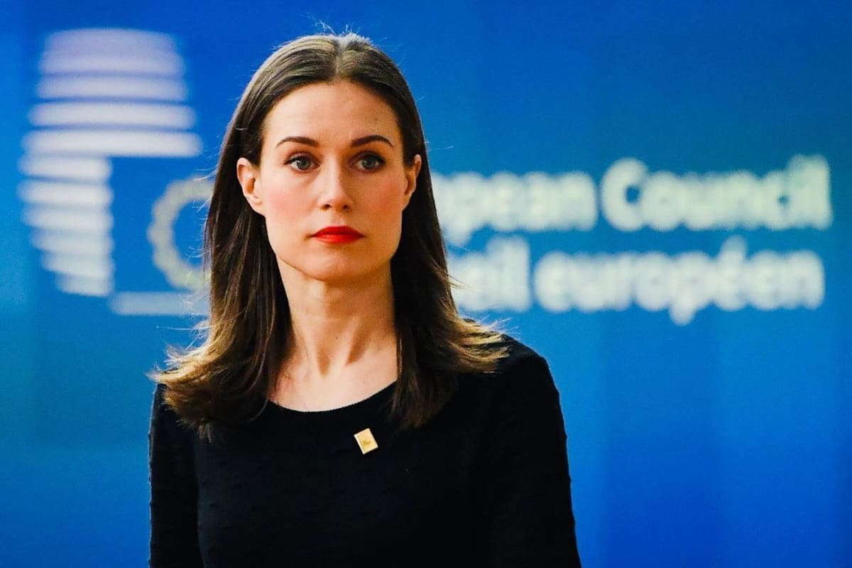 La primera ministra de Finlandia Sanna Marin