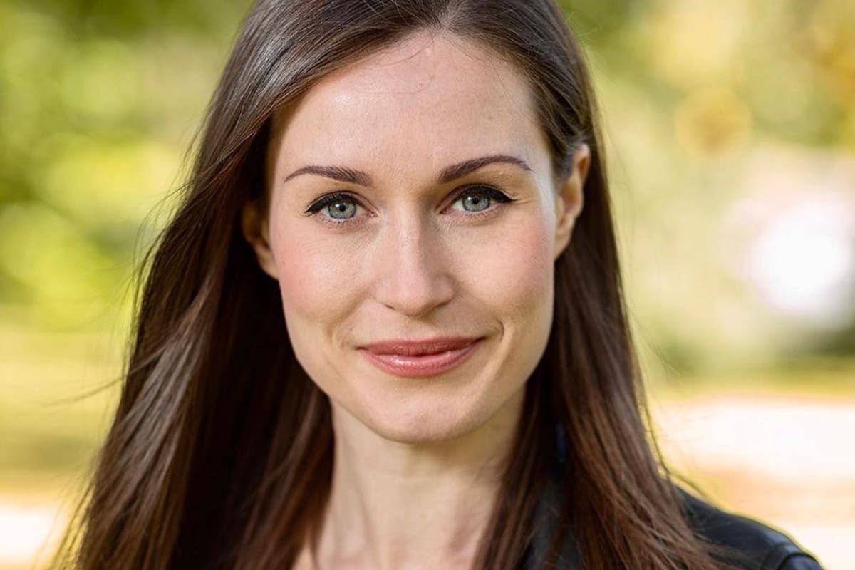 La primera ministra de Finlandia Sanna Marin