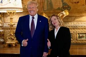 La primera ministra de Italia, Giorgia Meloni, visitó a Donald Trump en Florida antes de su asunción