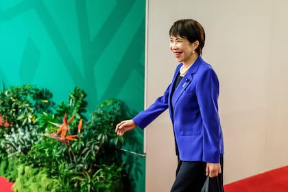 La primera ministra de Japón, Sanae Takaichi, en la Cumbre de Líderes del G20