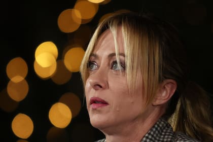 La primera ministra italiana Giorgia Meloni