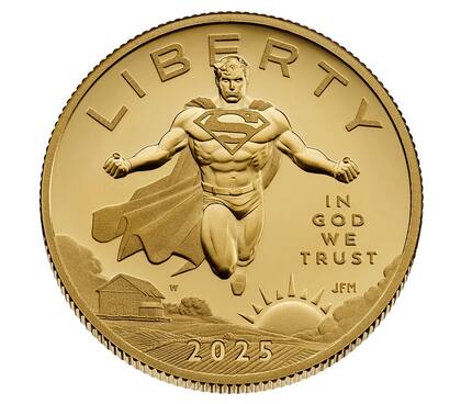 La primera moneda de la serie, en homenaje a Superman, fue lanzada el 24 de julio de 2025 y actualmente se encuentra en preventa