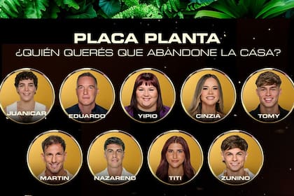 La primera placa "planta" de Gran Hermano 2026 inició con nueve participantes