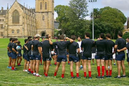La primera práctica de los Pampas XV en Sydney