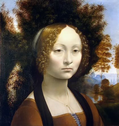 La primera que retrató, décadas antes que la Mona Lisa