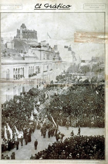 La primera tapa de El Grafico
