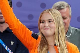 El divertido momento que vivió la princesa Amalia con un deportista argentino durante los Juegos Olímpicos