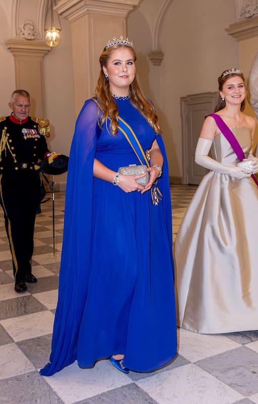 La princesa Amalia, en el cumpleaños del príncipe Christian de Dinamarca, el mes pasado