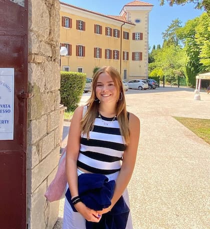La princesa Ariane estudia en el Colegio del Mundo Unido del Adriático, en Duino, Italia (Foto: Instagram @koninklijkhuis)