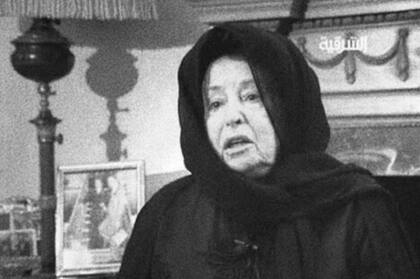 La princesa Badiya en una entrevista para la televisión