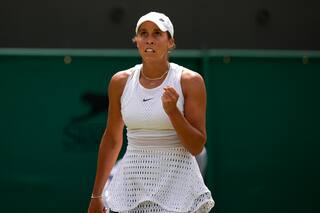 La princesa Catalina ve jugar a los prometedores tenistas británicos Fery y Swan en su visita a Wimbledon
