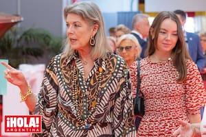 La princesa de Hannover fue parte del jurado especial y recorrió cada uno de los stands para hablar y ver el trabajo de los expositores.