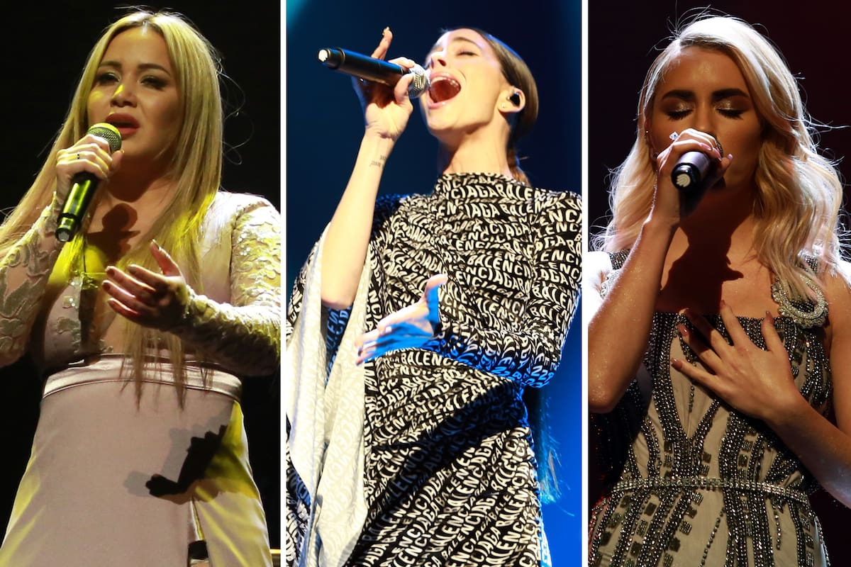La Princesita Karina, Tini y Lali, en el escenario de Teatro Real