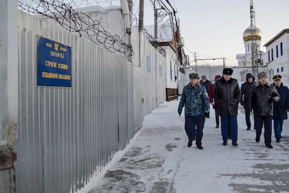 La prisión en Kharp, en la región Yamalo-Nenetsk, donde estaba detenido Alexei Navalny. (Human rights ombudsman of Yamalo-Nenets Autonomous District via AP)