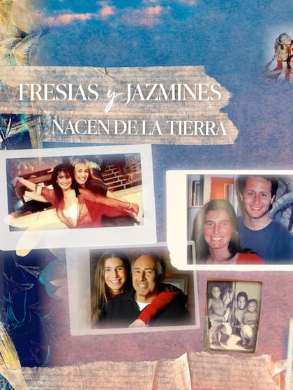 La productora eligió imágenes de Romina con sus padres, su hermano y sus hijos (Foto: Instagram @bycrismorena)