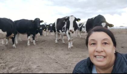 La productora Maribi Canna es otra de las caras femeninas de la organzación del tractorazo del próximo 23 de abril