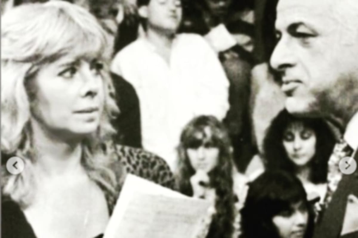 La productora Susana Supenengo junto a Gerardo Sofovich, con quien trabajó en dos ciclos televisivos