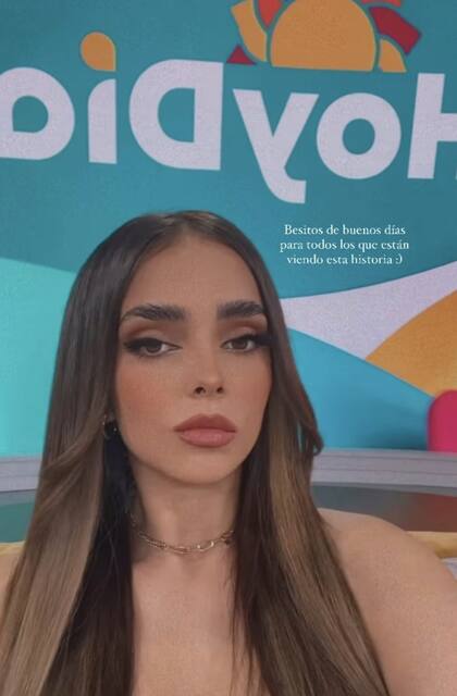 La propia Alana Lliteras compartió en Instagram algunas fotos dentro del foro de Hoy día