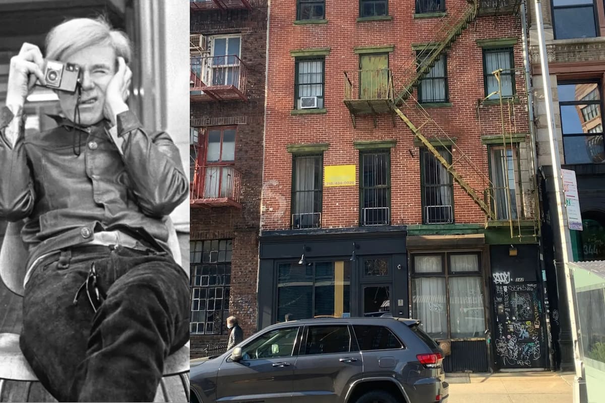 La propiedad de Andy Warhol está en alquiler en Nueva York, fue subastada en 2023 y remodelada renovando su fachada e interiores