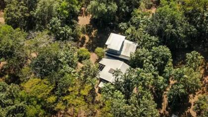 La propiedad de Britton, ahora a la venta, se encuentra en las afueras de Darwin