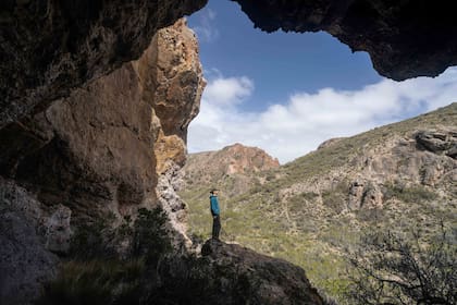 La propiedad de los Kuriger tiene varias cuevas para explorar.