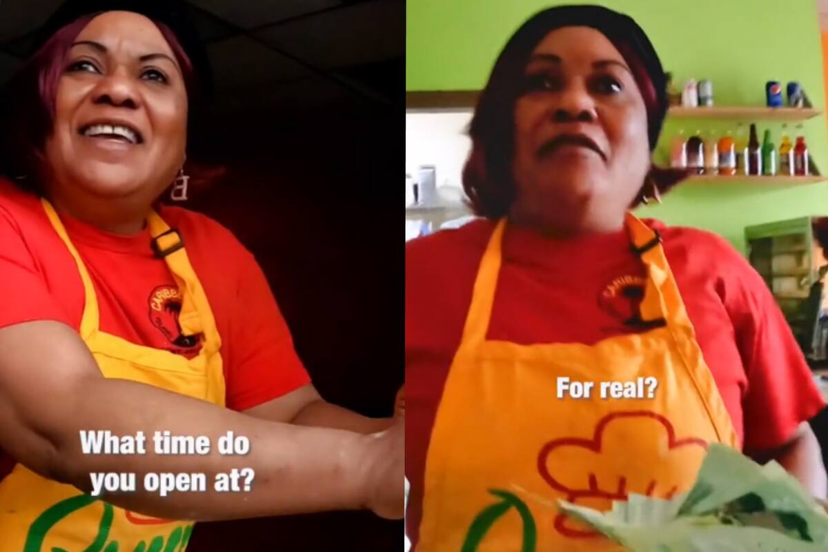 La propietaria de un negocio sorprendió a un joven con su respuesta luego de que este le pidiera ayuda para comer algo