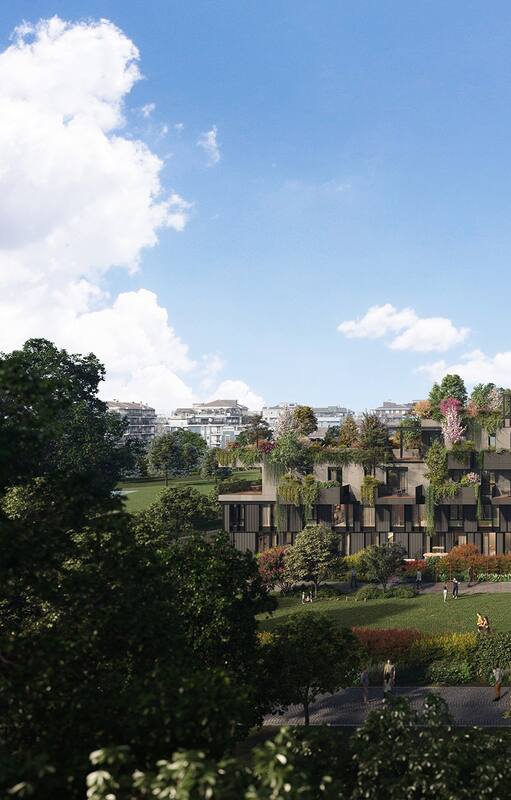 La propuesta de Bosque Navigli, complejo residencial que recupera las vías San Cristóforo, reforestó el distrito conocido como el Naviglio Grande