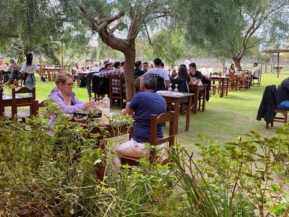 La propuesta gastronómica se complementa con diferentes espacios para disfrutar del día al aire libre (Captura: Instagram @restaurantelosgirasoles__)