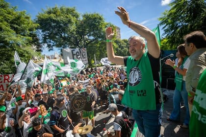 La protesta de ATE frente al Ministerio de Defensa, a comienzos de septiembre