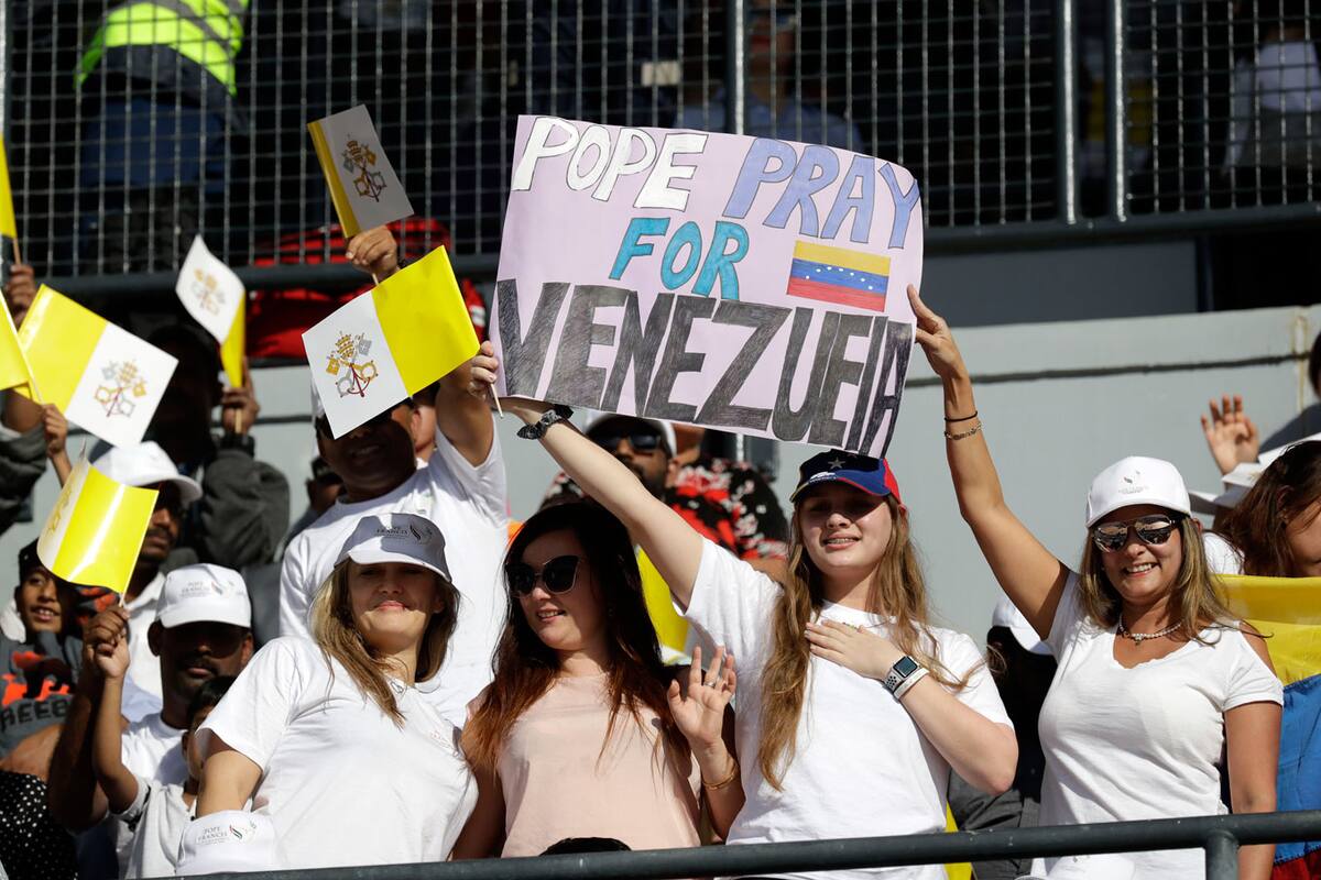 La protesta de ciudadanos de Venezuela