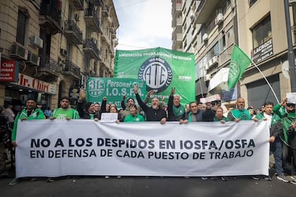 La protesta de la Asociación de Trabajadores del Estado (ATE)