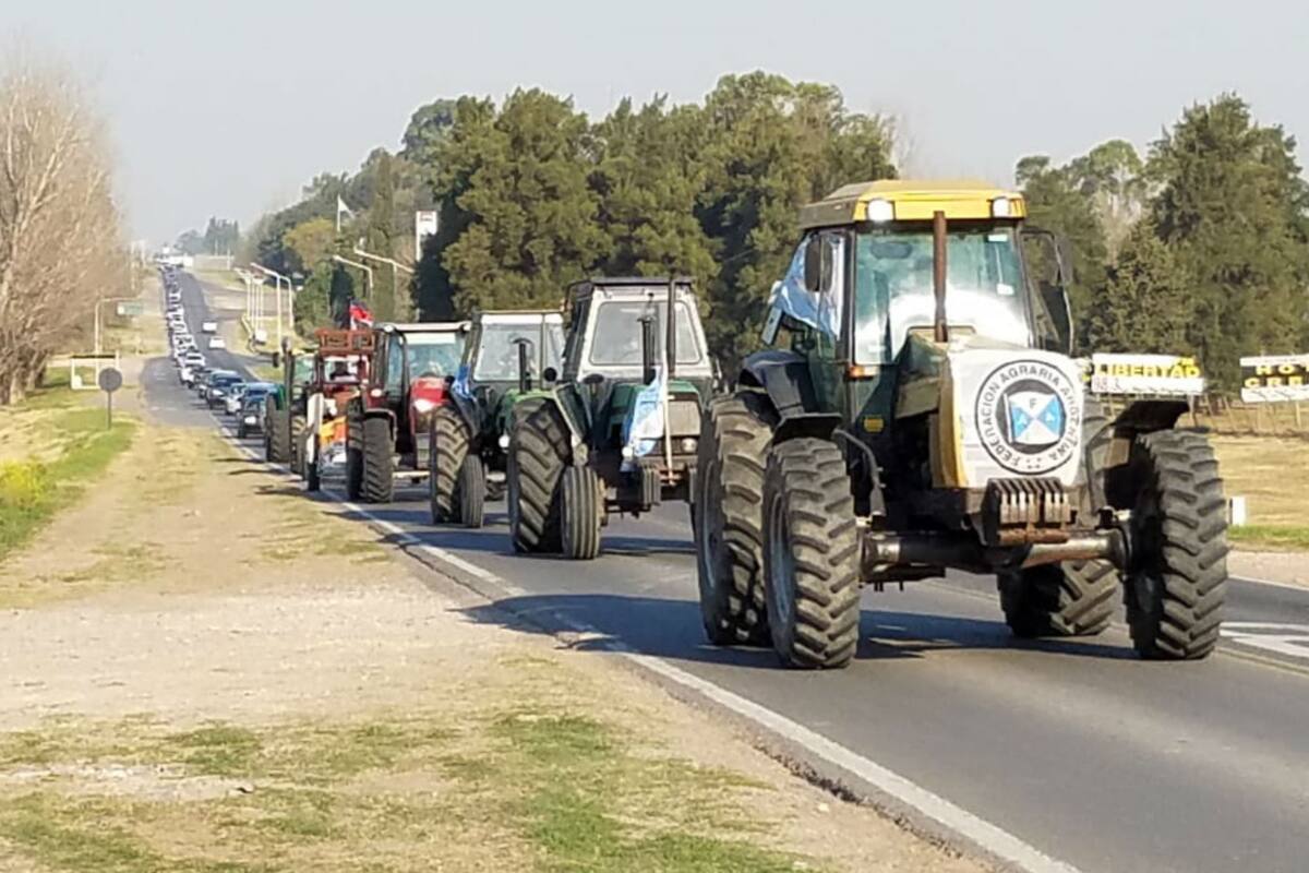 La protesta en Crespo, Entre Ríos