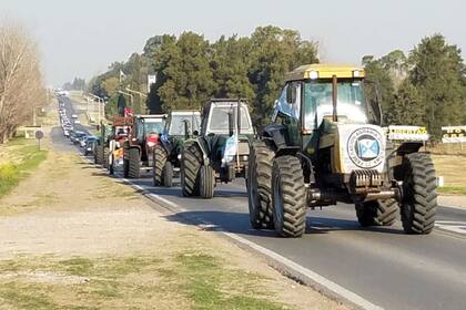 La protesta en Crespo, Entre Ríos