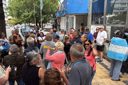 La protesta en la comisaría 1ª de Mar del Plata